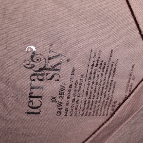 Ladies plus size two short sleeve t-shirt bundle green and pink size 3x - Picture 7 of 9